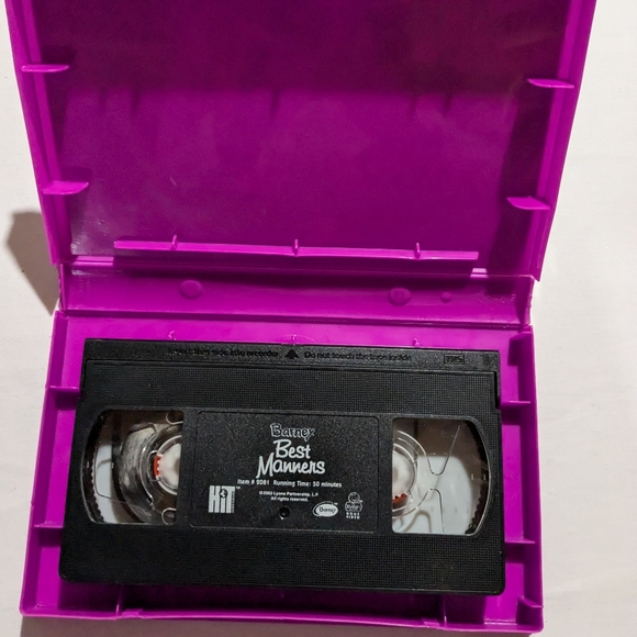 Barney VHS Lot Of 3 tested and works Best Manners, Barney Songs, Christmas - Picture 3 of 16